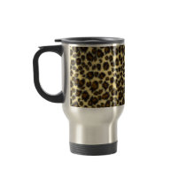 Leopard Print Travel Mug