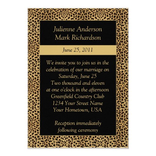 animal print wedding invitations leopard print wedding invitation zazzle animal print wedding invitations leopard print wedding invitation zazzle