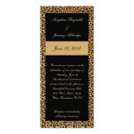 Leopard Print Wedding Invitation