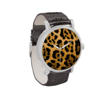 Leopard Print Wrist Watch