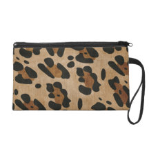 LEOPARD PRINT WRISTLET CLUTCHES
