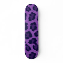 'LEOPARD' (PURPLE) skateboard