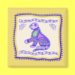Leopard Quilt magnets