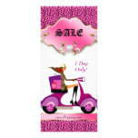 Leopard Rack Card Scooter Woman Shopping Bags