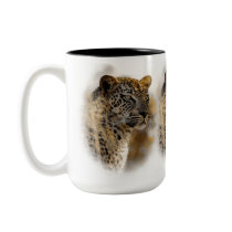 Leopard safari mugs & cups