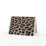 Leopard Skin background Card