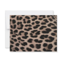 Leopard Skin background Invitations