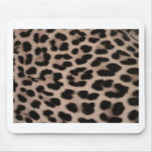 Leopard Skin background Mouse Pads