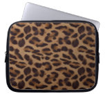 Leopard skin illusion laptop sleeve electronics bags