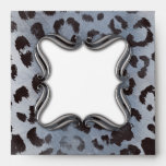 Leopard Skin in Blue Slate envelopes
