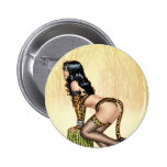 Leopard Skin Lingerie Pin-up Girl by Al Rio