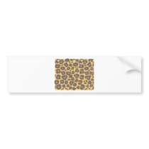 Leopard Skin Pattern bumper stickers
