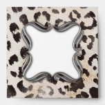 Leopard Skin Print  in Natural Ivory envelopes