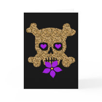 Leopard Skin Valentine Greeting Card