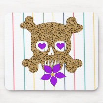 Leopard Skin Valentine Mouse Pad