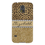 Leopard Spot Gold Glitter Rhinestone PHOTO PRINT Galaxy S5 Case Leopard Spot Gold Glitter Rhinestone PHOTO PRINT Galaxy S5 Case