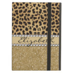 Leopard Spot Gold Glitter Rhinestone PHOTO PRINT iPad Air Case Leopard Spot Gold Glitter Rhinestone PHOTO PRINT iPad Air Case