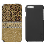 Leopard Spot Gold Glitter Rhinestone PHOTO PRINT Incipio Watson™ iPhone 6 Wallet Case Leopard Spot Gold Glitter Rhinestone PHOTO PRINT Incipio Watson™ iPhone 6 Wallet Case