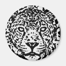 LEOPARD STARE - LOOK INTO MY EYES FRIDGE MAGNET