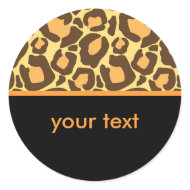 Leopard sticker