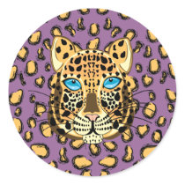 Leopard stickers by totallypainted Leopard stickers