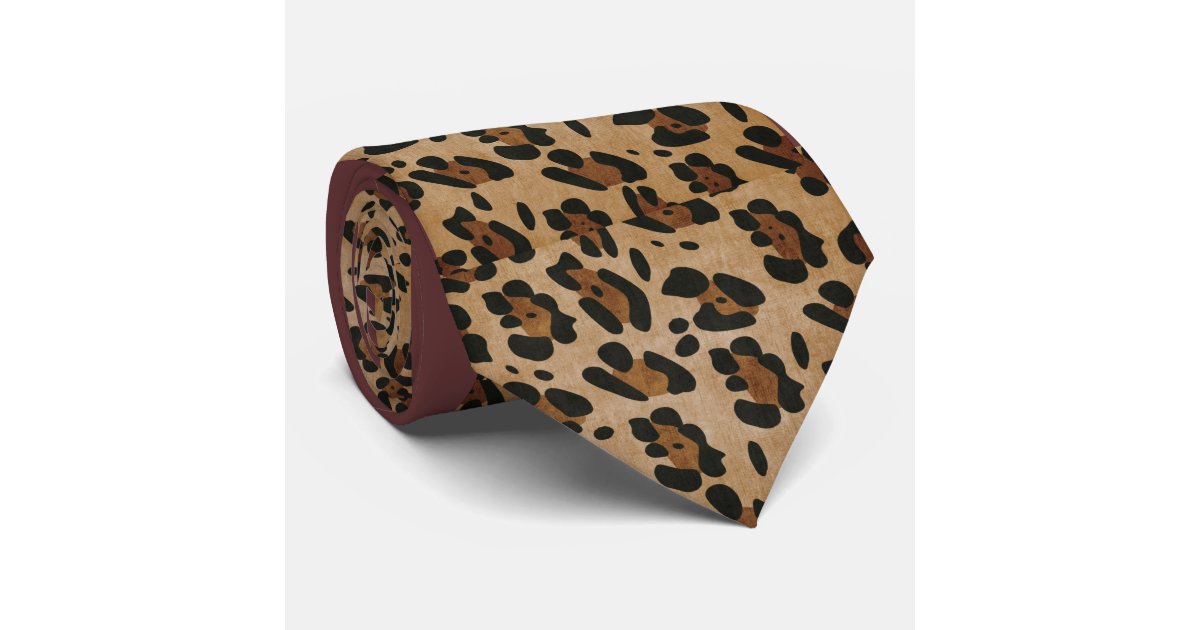 snow leopard tie