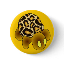 Leopard Turtle Button