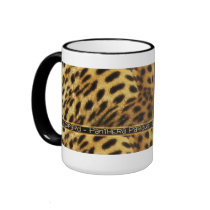 Leopard wildlife safari mugs & cups by Rowood Leopard wildlife safari mugs & cups