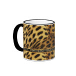 Leopard wildlife safari mugs & cups