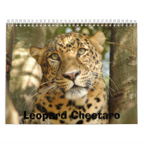 LeopardCheetaro013, Leopard Cheetaro Wall Calendar