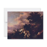 Leopards Fall To A Boar By Prasch Wenzel Ignaz Invites