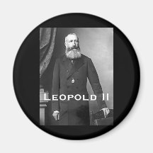Leopold II van België Refrigerator Magnet