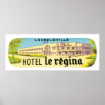 Leopoldville Hotel Le Regina posters