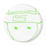 Leprechaun Amateur Sketch Refrigerator Magnets