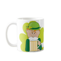 Leprechaun And Beer mugs by mariabellimages Leprechaun And Beer mugs