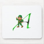 Leprechaun Atheist "A" apparel and gifts Mousepads
