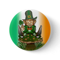 Leprechaun Button