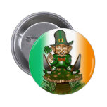Leprechaun Button