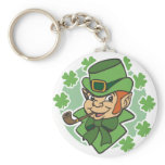 Leprechaun Cartoon St. Patrick's Day keychains