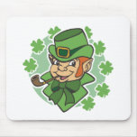 Leprechaun Cartoon St. Patrick's Day mousepads
