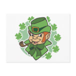 Leprechaun Cartoon St. Patrick's Day postcards