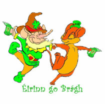 Leprechaun dancing with mouse sculpture photo sculptures by IrishPirateQueen Leprechaun dancing with mouse sculpture photo sculptures