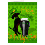 Leprechaun Doxie Card