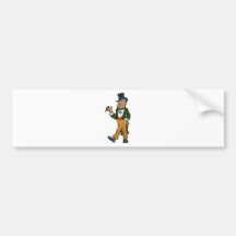 Leprechaun Gentleman Bumper Stickers