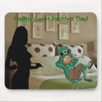 Leprechaun  Happy ... mousepads