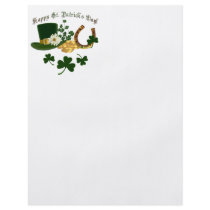 Leprechaun Hat Gold Horseshoe - St Patrick's Full Color Flyer