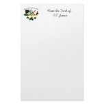 Leprechaun Hat Gold Horseshoe - St Patrick's Stationery Paper