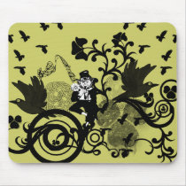 Leprechaun in Black Mouse Mats