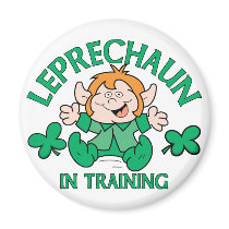 Leprechaun in Training magnets by mazireland Leprechaun in Training magnets