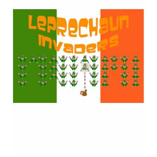 Leprechaun Invaders. Happy St. Patrick's Day shirt